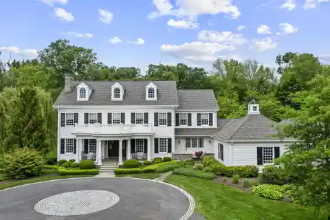 Custom-Built Colonial Revival-Styled Home on over Two Acres