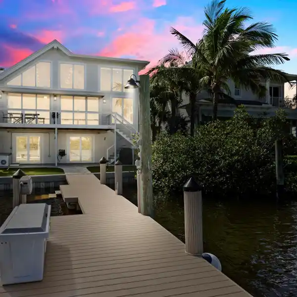 WATERFRONT HOME OVERLOOKING THE SERENE WATERS OF SAWFISH ISLAND