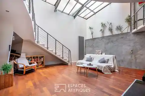 Contemporary Two-Level Loft