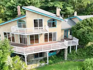 Contemporary Multi-Level Home Overlooking Cayuga Lake