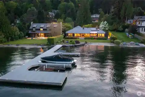 Stunning Walk-Out Waterfront Home