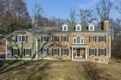 Stately Stone-front Colonial
