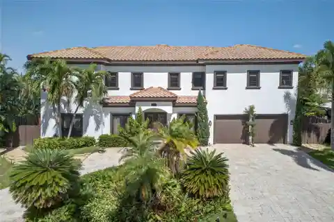 Modern Coastal Estate with Tropical Pool Oasis