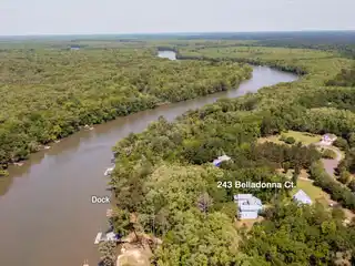 Unique Custom Home with Dock on the North Santee River