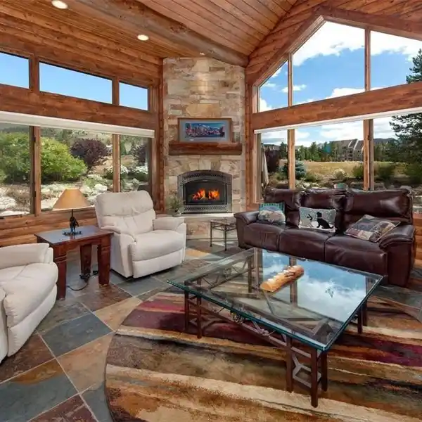 IMMACULATE HOME WITH RUSTIC LOG ACCENTS