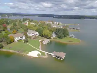 Stunning Lakefront Home with Oversized Boatdock