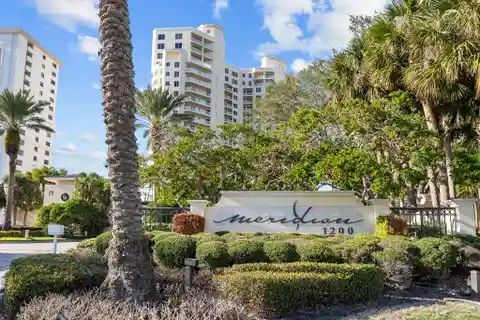 Waterfront Condo in the Meridian on Sand Key Beach