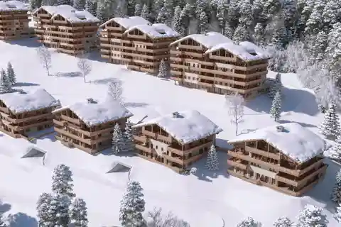 Elegant Alpine Apartment with Panoramic Mountain Views