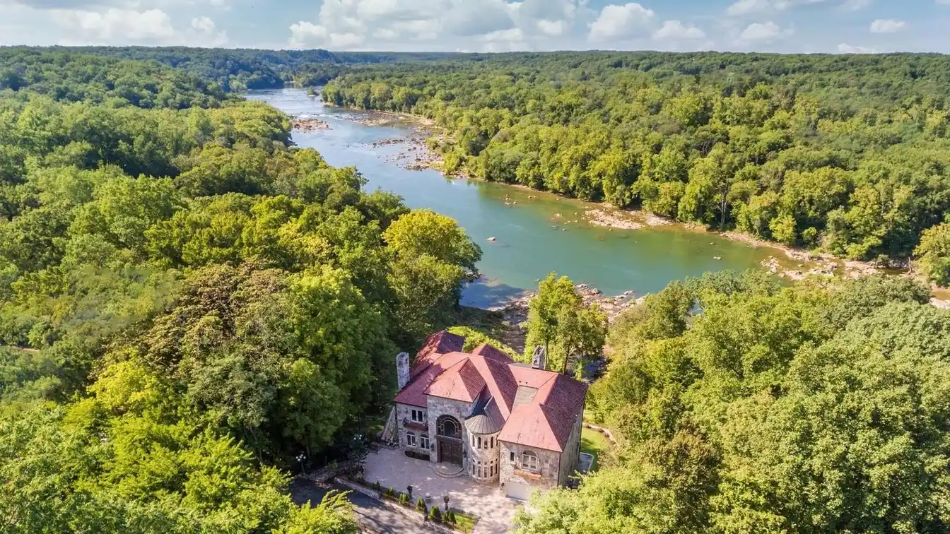 Stone Castle on the River