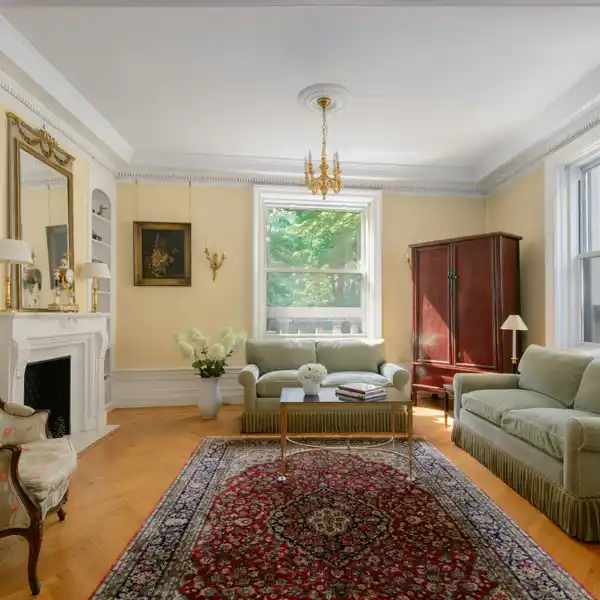 PREWAR RIVERSIDE DRIVE HOME WITH ICONIC PARK VIEWS