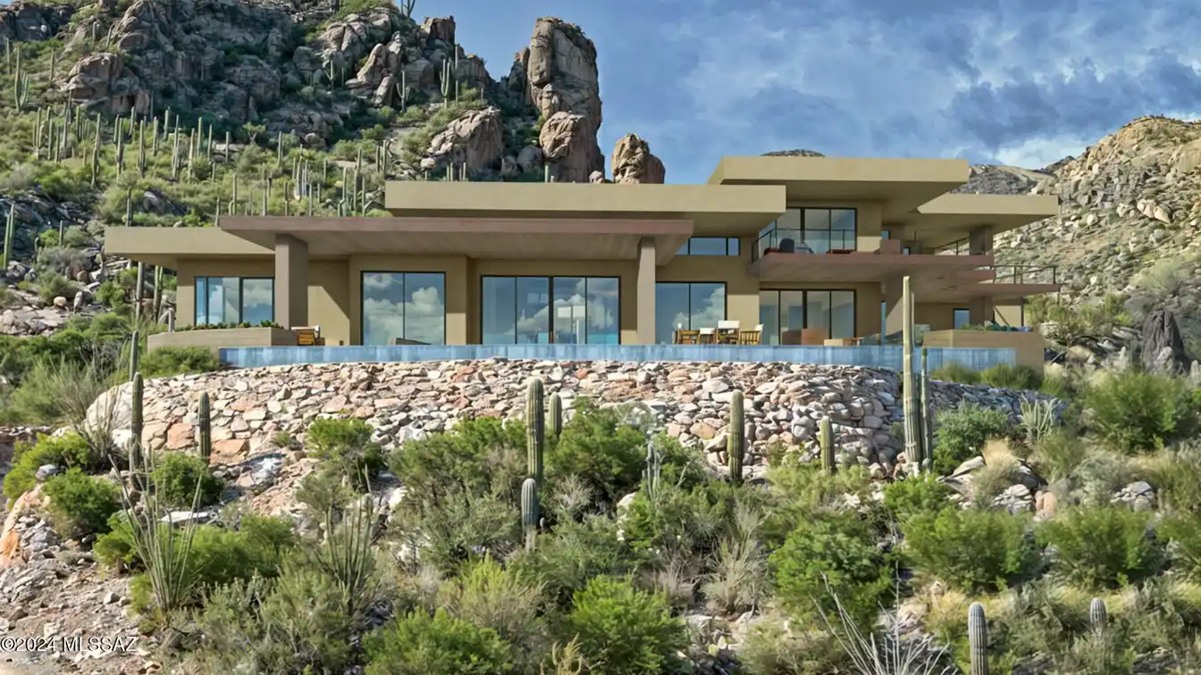 Stunning Modern Masterpiece in Gated Paradise Canyon