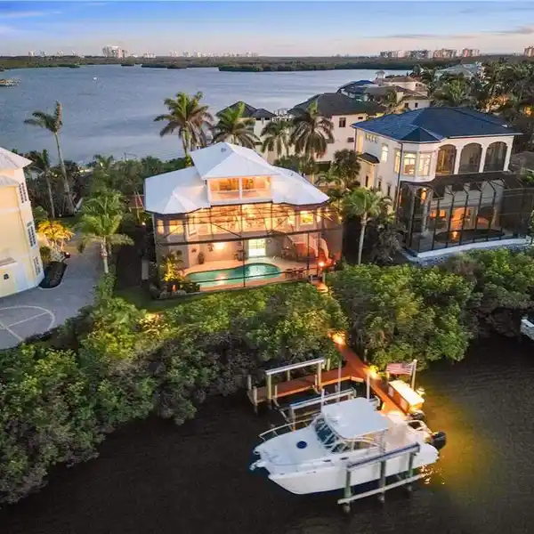 STUNNING HOME ON A TRANQUIL PENINSULA IN BAREFOOT BEACH