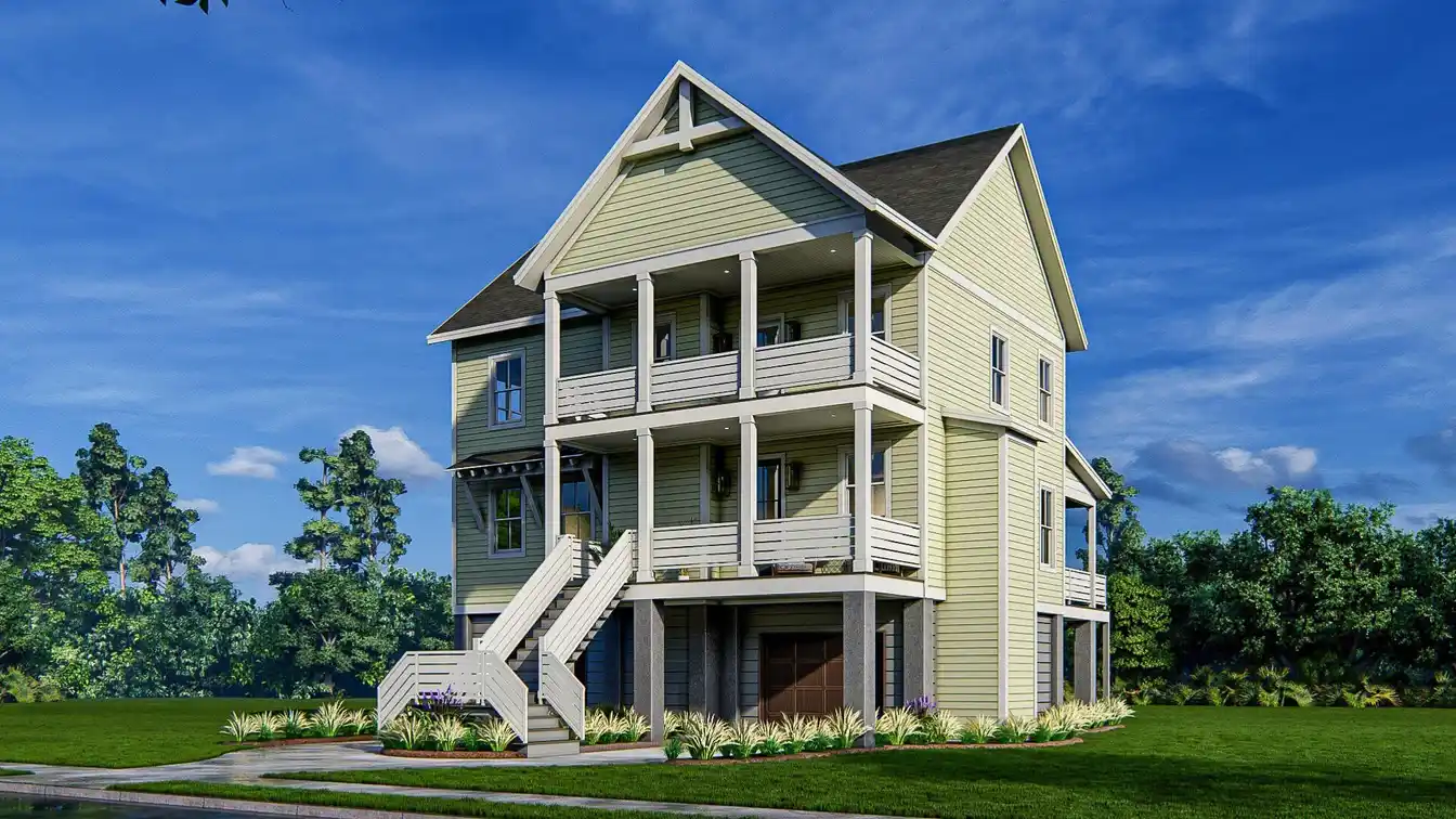 Elevated Home in Bennetts Bluff