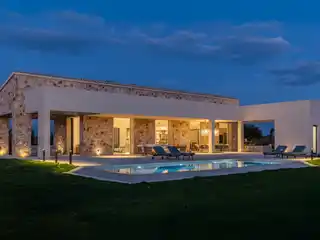 Modern Semi-Detached Finca with Natural Stone Walls and Pool