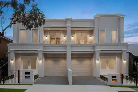 Unique Take on the Contemporary Duplex