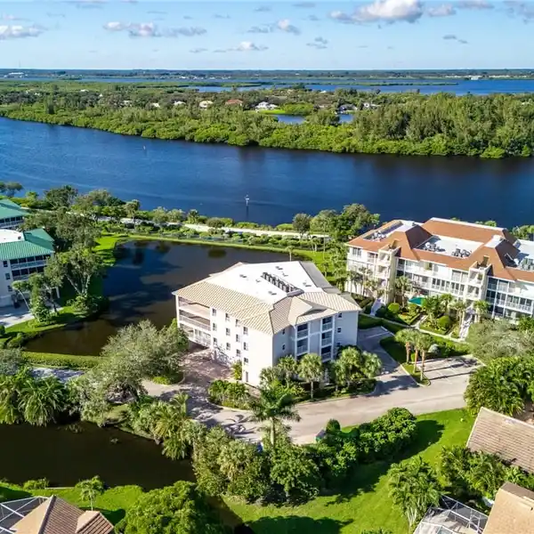 PRIMARY SUITE WITH WIDE WATER VIEWS AND BALCONY