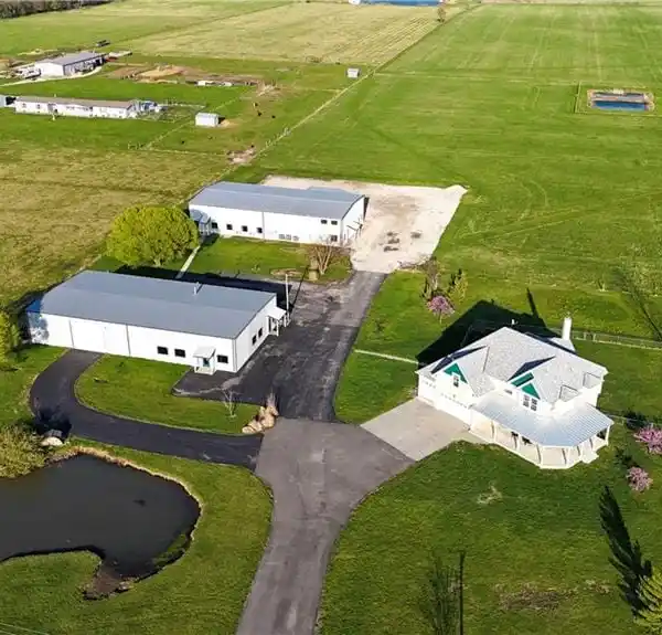 OVER TEN ACRES WITH TWO OUTBUILDINGS
