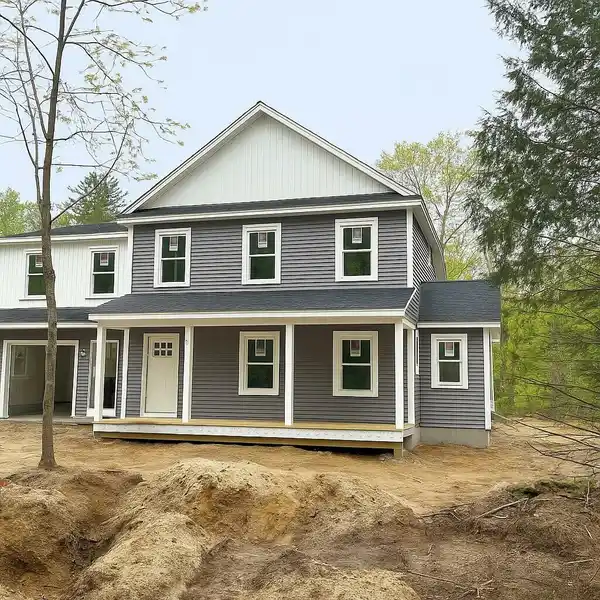 NEARLY COMPLETED MODERN HOME IN NORTH YARMOUTH