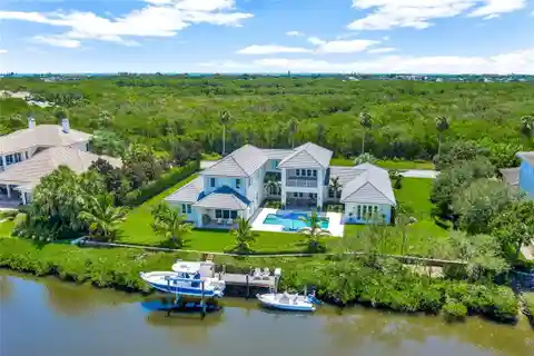 Intracoastal Estate with Private Dock and Coastal Elegance