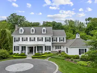 Custom-Built Colonial Revival-Styled Home on over Two Acres