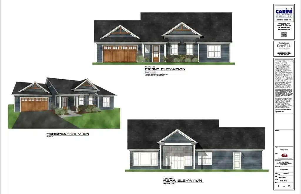 To Be Built Custom Built Home in the Moorings on Keuka