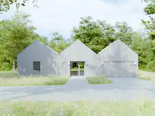 Contemporary Escape on 3 Wooded Acres