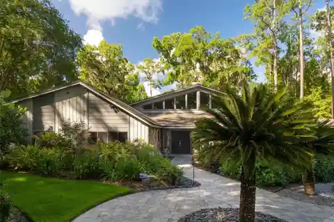 Architecturally Distinctive Residence on over an Acre