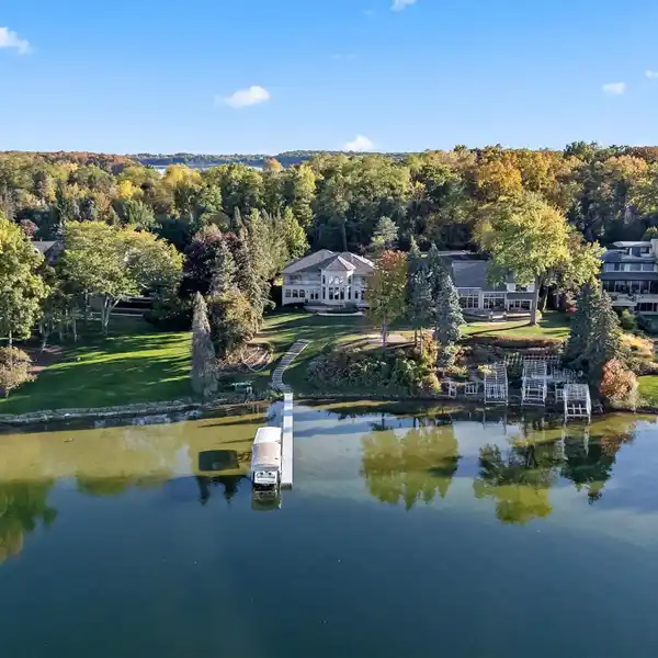 LAKEFRONT HOME ON A PRESTIGIOUS STREET IN OAKLAND COUNTY