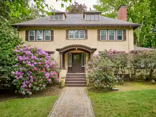 Fisher Hill Colonial with Timeless Architectural Charm