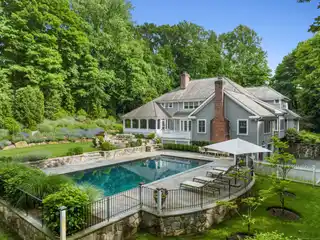 Nantucket-Shingle Coastal-Chic Style Home