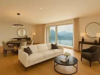 Iconic Villa with Panoramic Lake Lugano Views