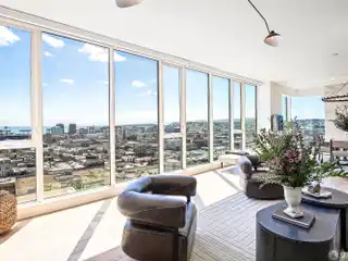 One-of-a-kind Tri-level Penthouse in the Iconic Blu Building