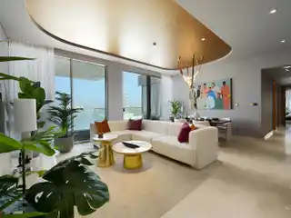 Luxury Corner Apartment - Private Beach and Full Palm View