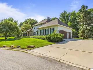 Stylish Transitional One and a Half Story Home