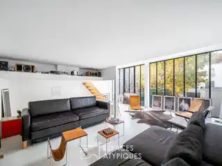 Architect-Designed Parisian Loft with Private Courtyard