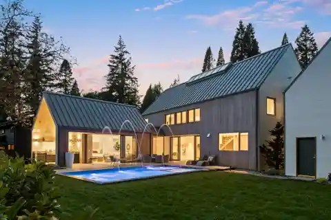 Newly Built Contemporary Scandinavian Farmhouse