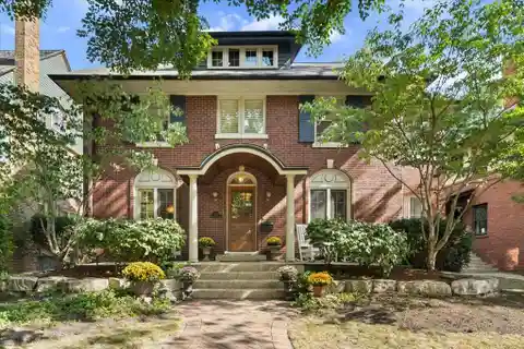 Classic Brick Colonial One Block from the Lake