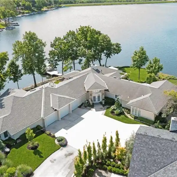 ONE-OF-A-KIND CUSTOM LAKEFRONT HOME