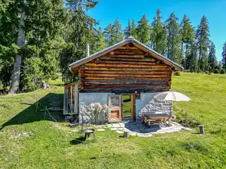Lantsch/lenz: Maiensäss with Stylish Interiors and Mountain Panoramas