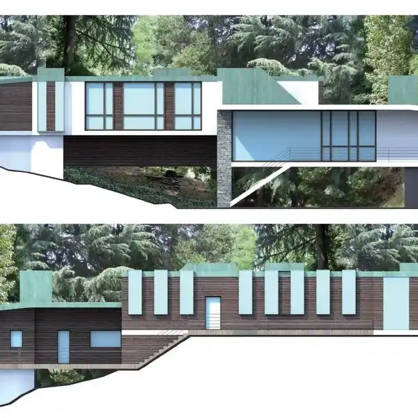 NEW MODERN VILLA WITH A LAKE VIEW