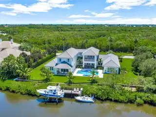 Intracoastal Estate with Private Dock and Coastal Elegance