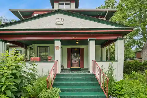 Timeless American Foursquare Home in Wilmette