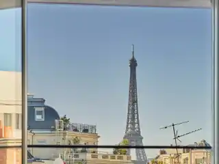 Panoramic Paris Views from a Chic Renovated Residence