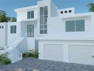 Coastal Contemporary Beachfront Beauty