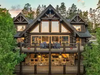 Breathtaking Custom Log Home