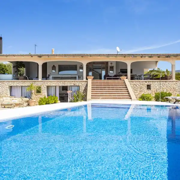 VILLA IN BUNYOLA WITH POOL AND VIEWS OF THE TRAMUNTANA MOUNTAINS