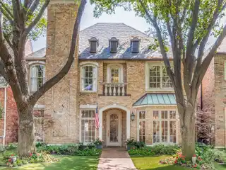 Architecturally Interesting Home in Prestigious Caruth Court