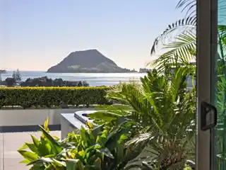 Elegant Retreat Overlooking Cruise Ship Passage