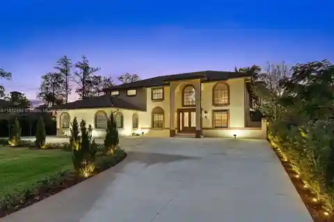 Grand Estate Featuring Spiral Staircase