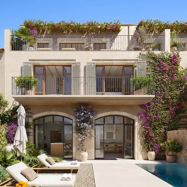 UNIQUE PROJECT FOR TWO NEW TOWNHOUSES IN A QUIET AREA OF ​​SANTA MARIA